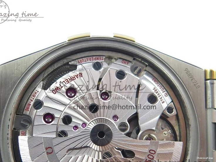 0115 Stylish Constellation 38mm SS RG VSF 1:1 Best Edition WhiteTextured Dial on SS RG Bracelet A8500 Super Clone 7921